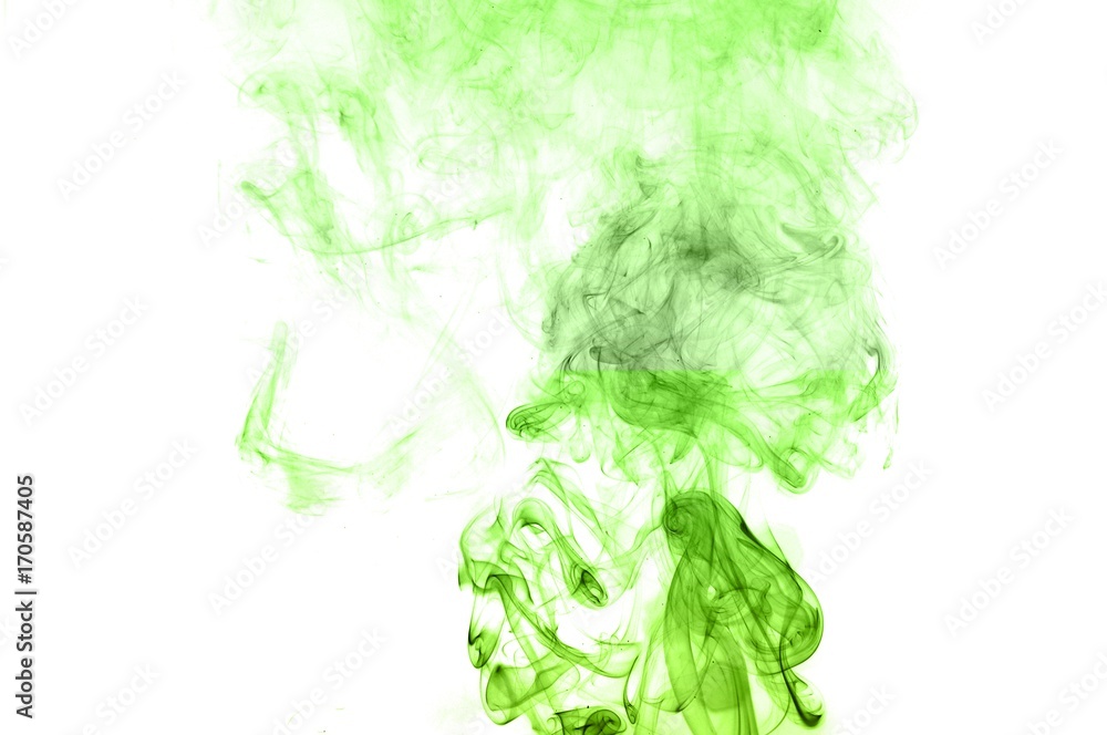 green smoke on a white background,Abstract green smoke swirls over white background, fire smoke green smoke on a white background,Abstract green smoke swirls over white background, fire smoke
