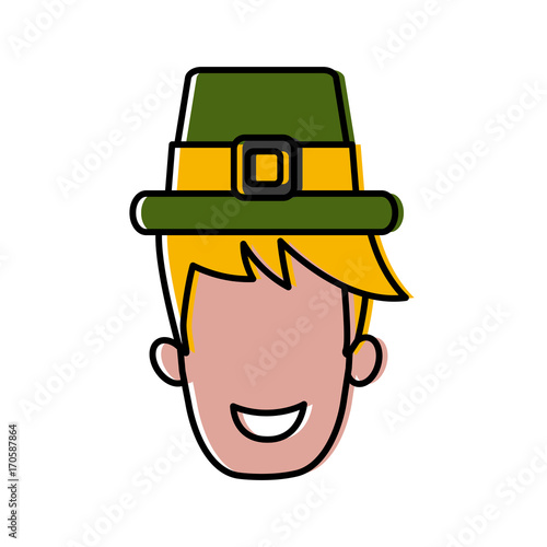 Male vintage hat icon vector illustration graphic design