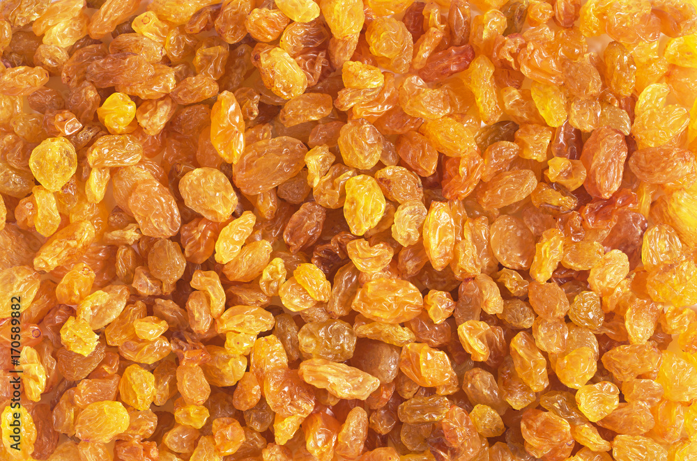 Golden raisins texture Golden raisins texture