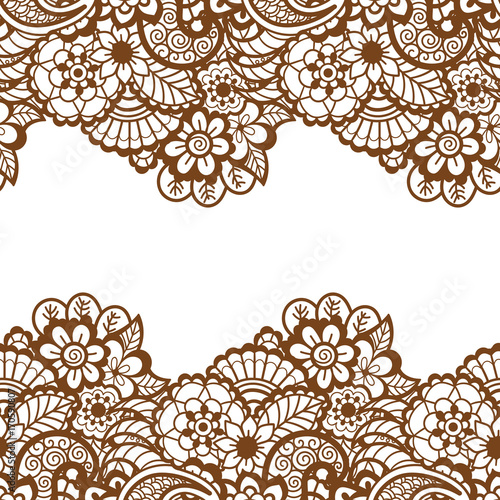 Mehndi horizontal backrtound.