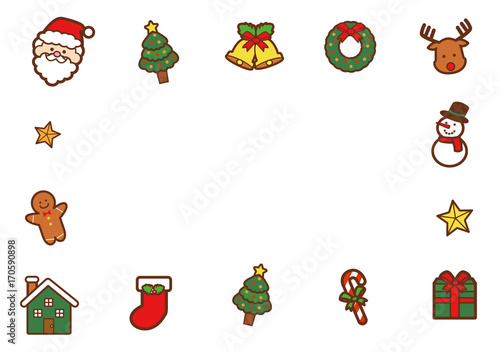 クリスマスのメッセージ素材