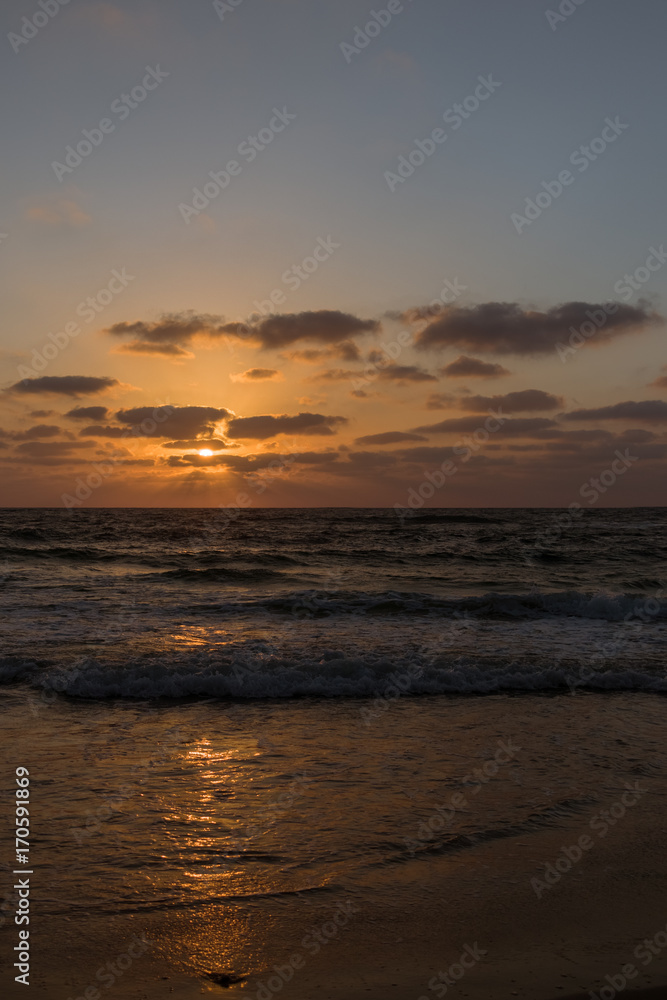 Fototapeta premium Spectacular Mediterranean Sunset