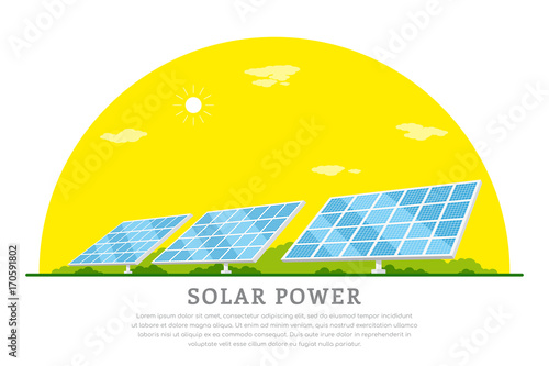 solar energy concept