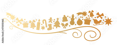 Weihnachten Symbole verziert