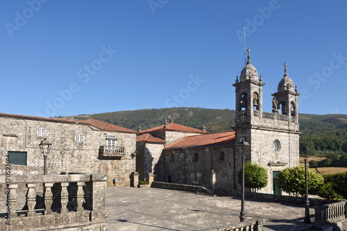 San Xoan church of Cerdedo, Pontevedra province, Galicia, Spain photo