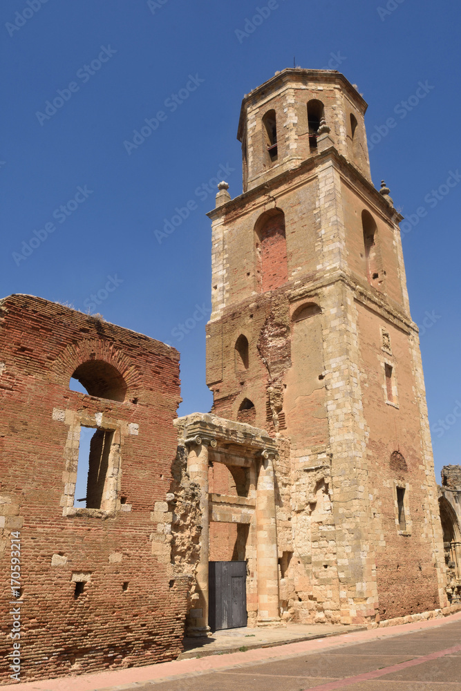  Monastery of San Benito and the ruins of the Monastery of San Facundo and San Primitivo,Sahagun, Spain