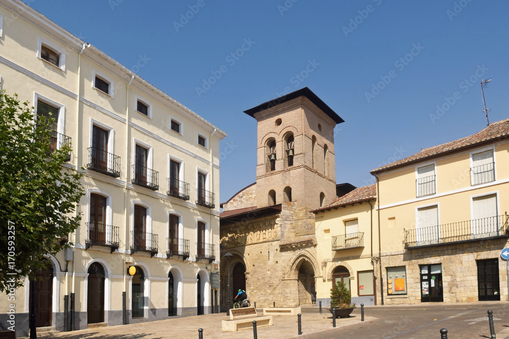 Romanesque church of Santiago, Carrion de los Condes, Palencia province,Spain