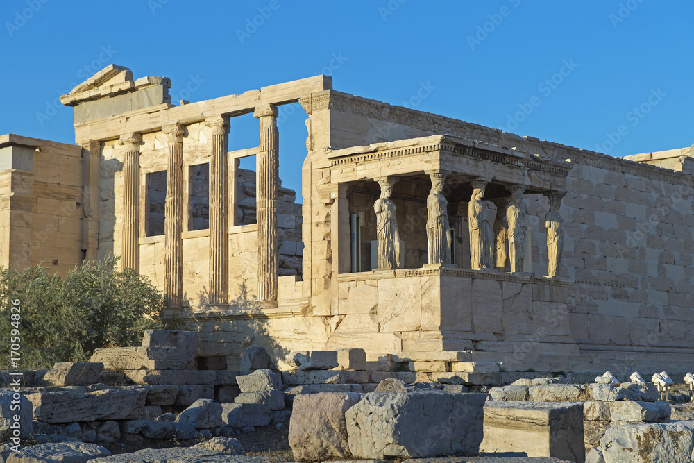 Erechtheion auf der Akropolis in Athen, Griechenland
