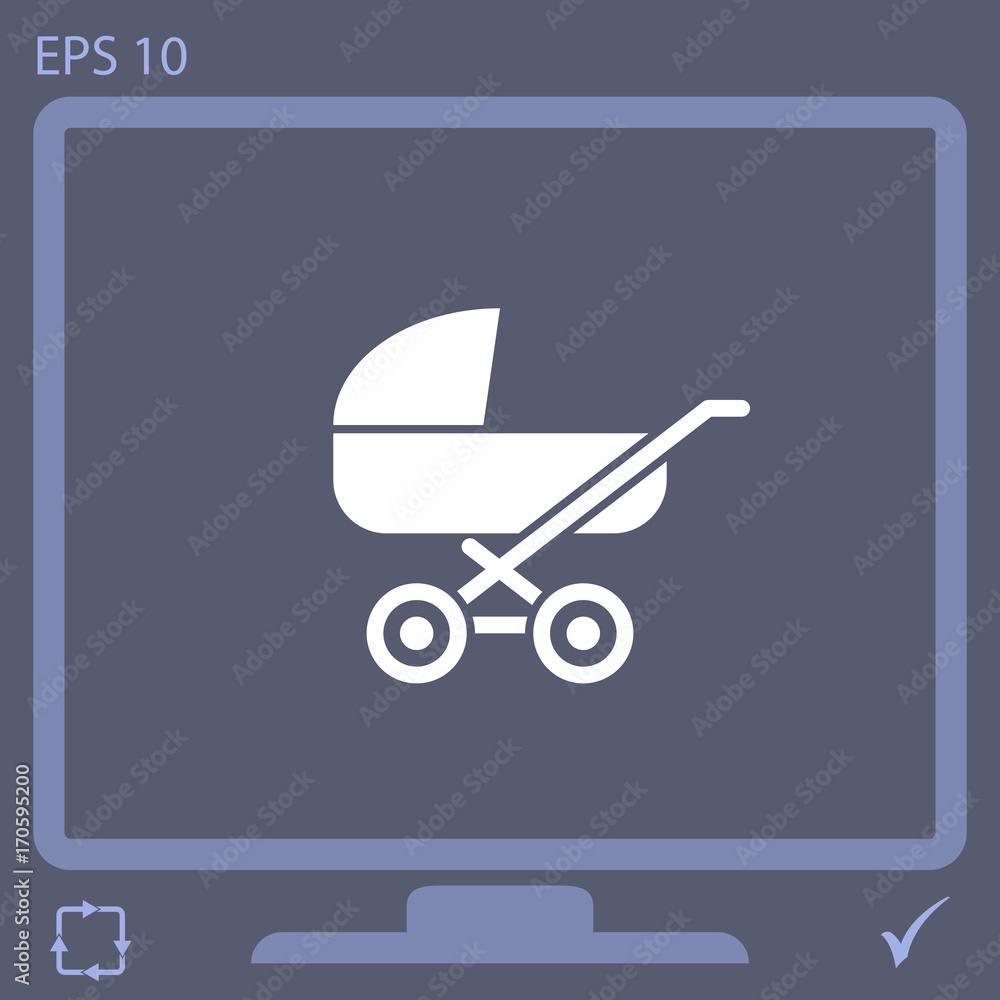 pram vector icon pram vector icon