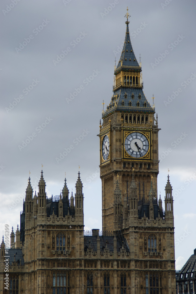 Big Ben towers over the Houses of Parliament
