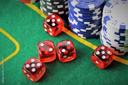 An Image of a Casino - dice