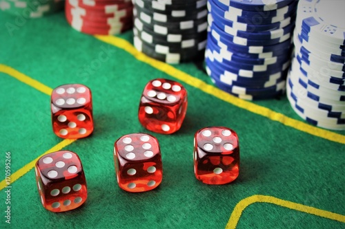 An Image of a Casino - dice