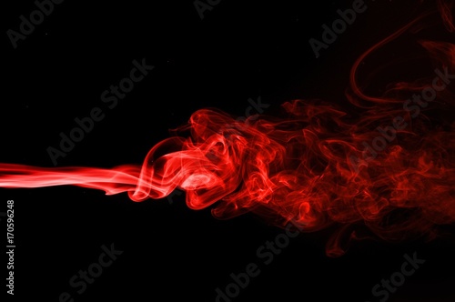 movement of red smoke, abstract red smoke on black background, red smoke on black background, smoke background,red ink background,red background ,beautiful red smoke