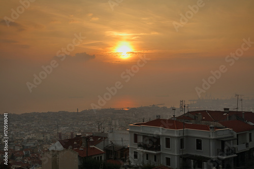 Panoramic view of Thessaloniki. Greece