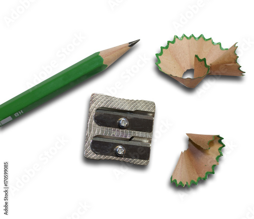 Pencil with sharpener