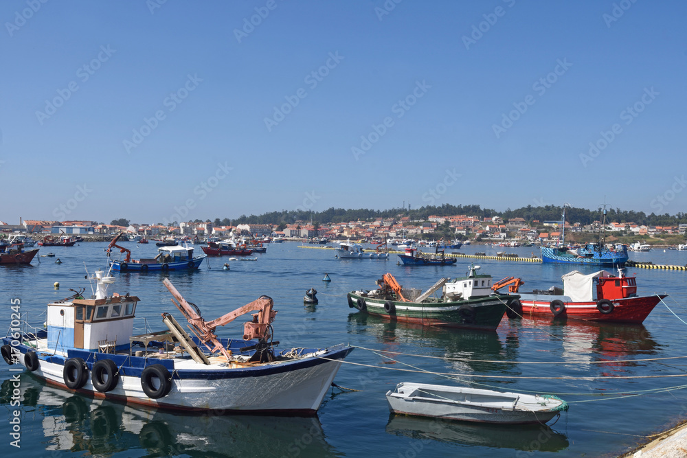 Porto do xufre, Illa de Arousa, Pontevedra province, Galicia, Spain