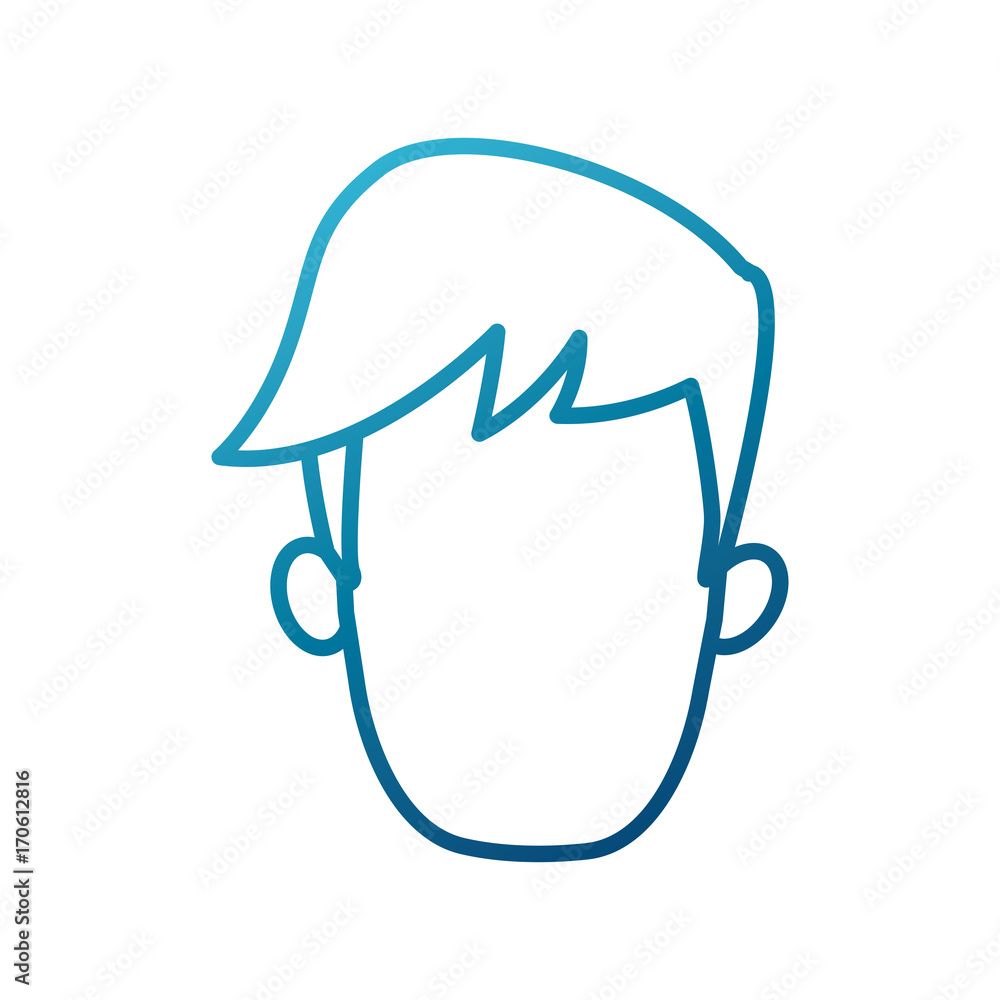 Man faceless cartoon icon vector illustration graphic design Man faceless cartoon icon vector illustration graphic design