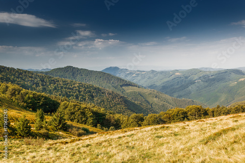 beautiful landscape of Carpathian Mountains
