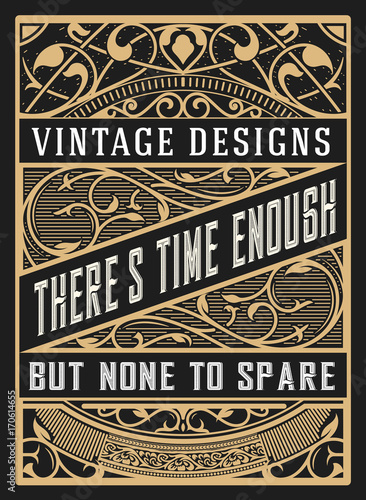 Old design, western style