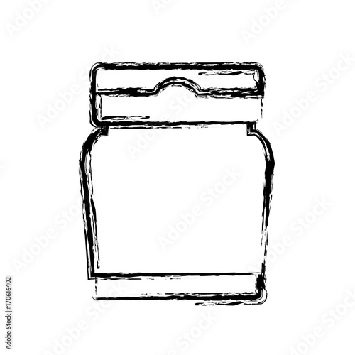 Ketchup sauce bottle icon vector illustration graphic design