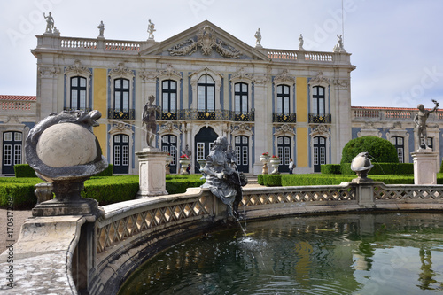 The Palace of Queluz is a Portuguese 18th-century palace located at Queluz in Sintra Municipality Lisbon District, Portugal