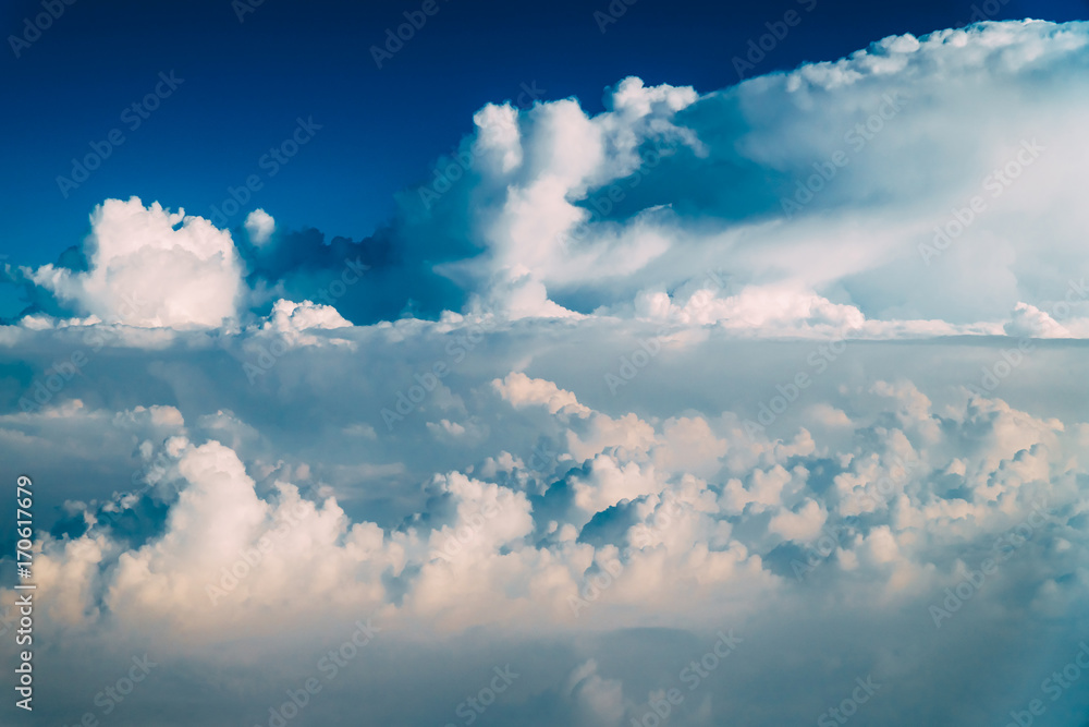 Beautiful Landscape Of Earth Clouds And Blue Horizon Beautiful Landscape Of Earth Clouds And Blue Horizon