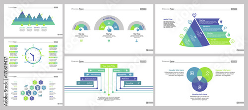 Seven Planning Slide Templates Set