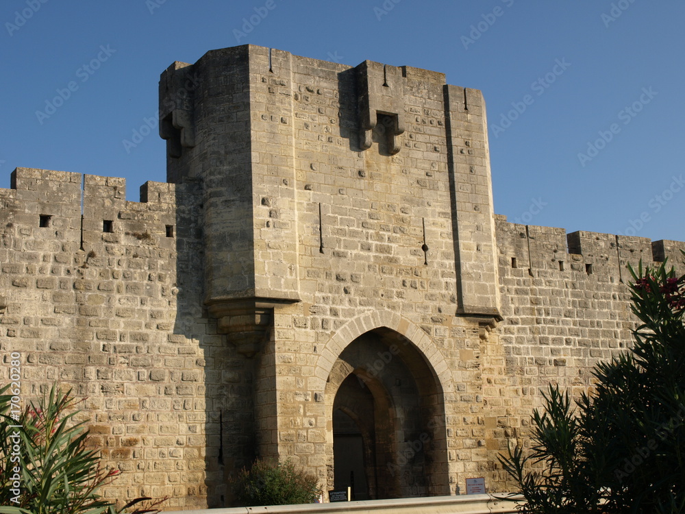 Obraz premium Porte des Remblais (Remparts d'Aigues Mortes)