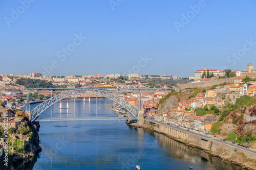 Vista da Ponte Dom Luis no Porto