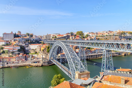 Quadro em tela Vista da Ponte Dom Luis no Porto