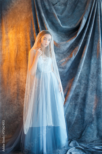 tender bride under the veil