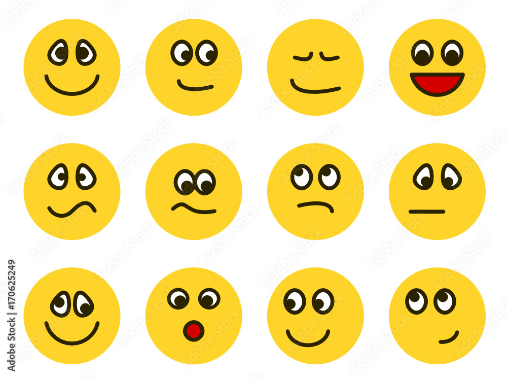 Fototapeta premium Smiley Set