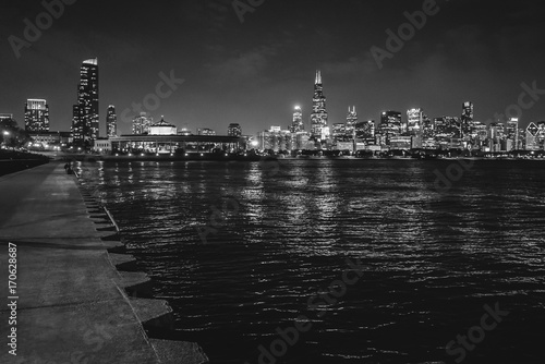 Chicago Waterfront BW