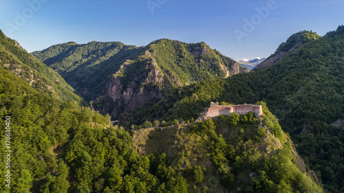 ruined Poenari fortress, Romania