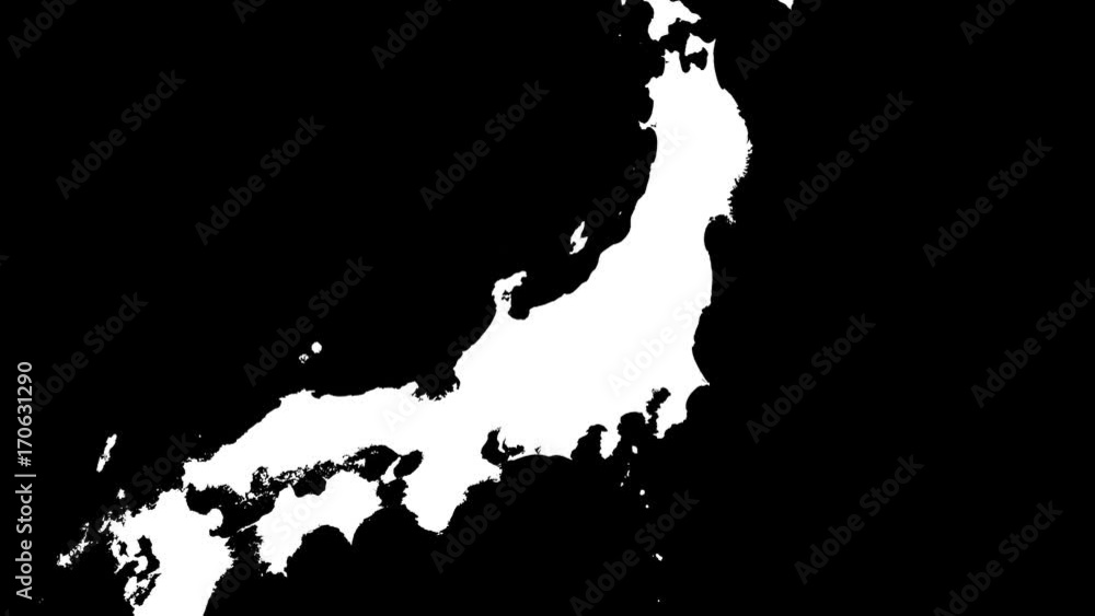 Saitama - Japan, prefecture extruded. Satellite Saitama - Japan, prefecture extruded. Satellite