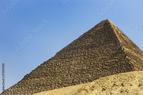 Pyramid of Cheops against the sky