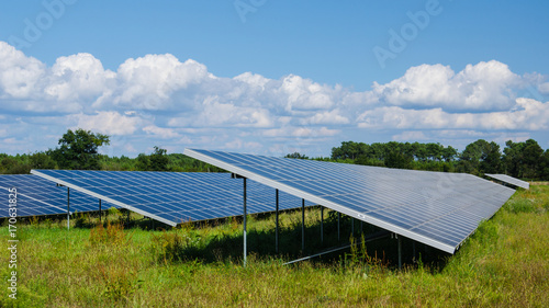 Fotografie Photovoltaic power station in France