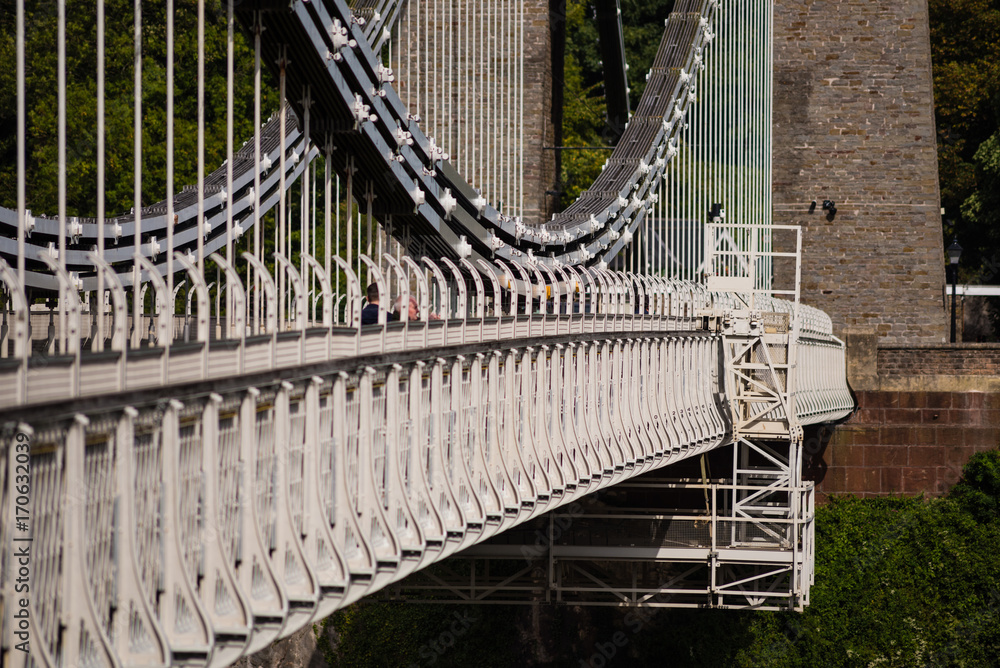Fototapeta premium Clifton suspension bridge horizontal view