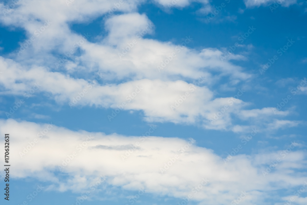 Fototapeta premium Cloud landscape in the blue sky