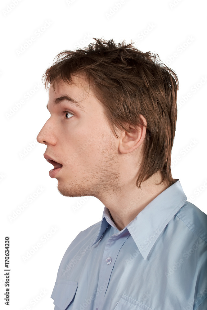 Surprised young man Surprised young man
