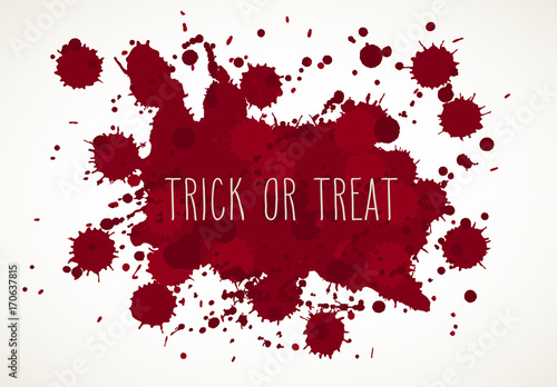 Halloween Blood Splatter Background