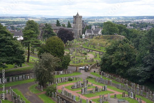 panorama of Stirling city in Scotland England