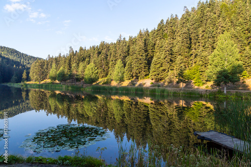 Akgol Lake with Reflection