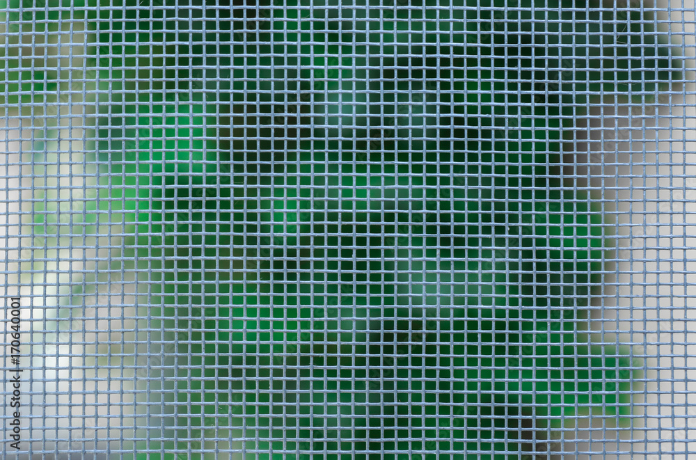 Mosquito screen, close up Mosquito screen, close up