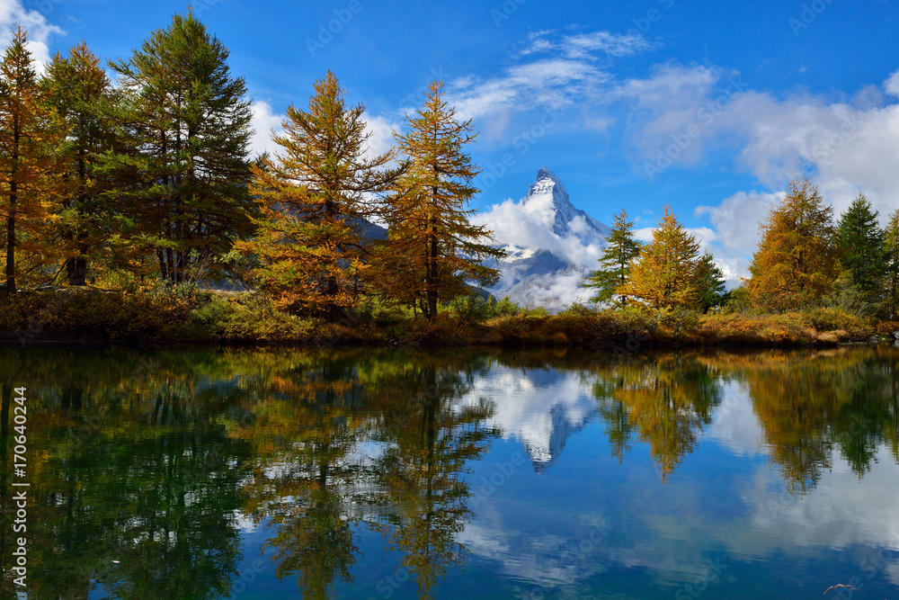 Matterhorn in autumn colors
