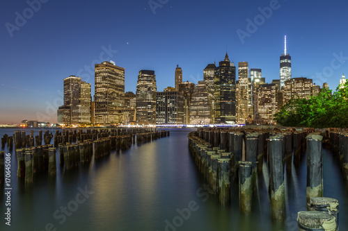 Downtown Manhattan from the old Brooklyn Piers 3 © Heidger