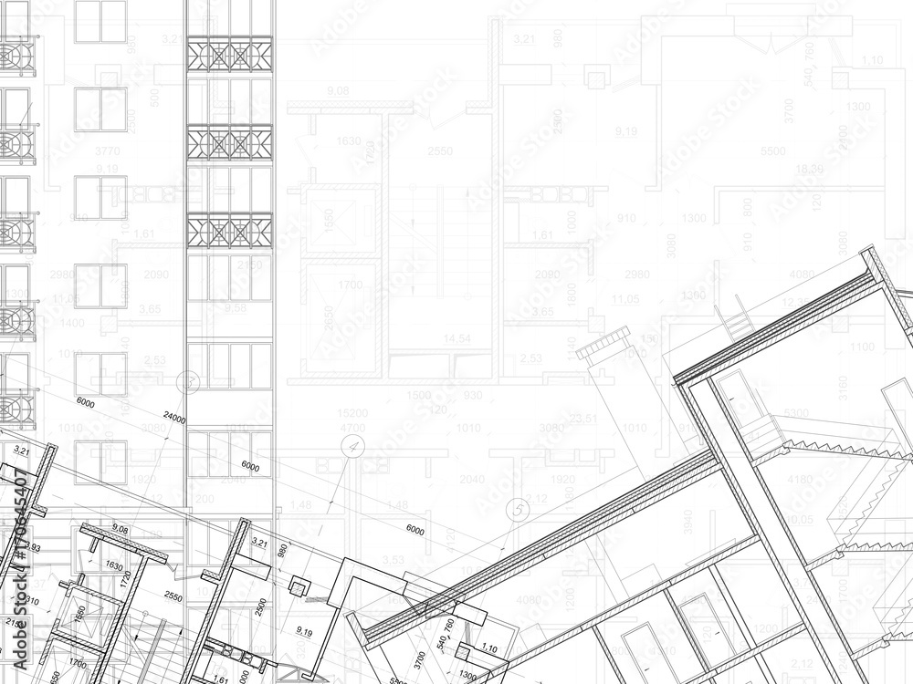 Background of architectural drawing Background of architectural drawing