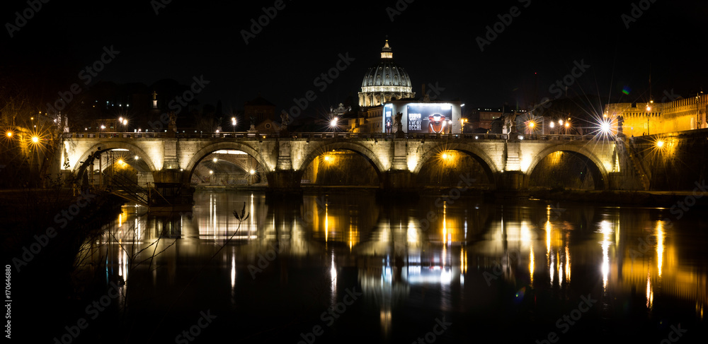 Vatican dome and bridge