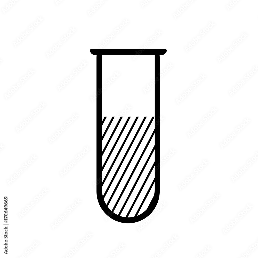 vial laboratory analysis line black icon vial laboratory analysis line black icon