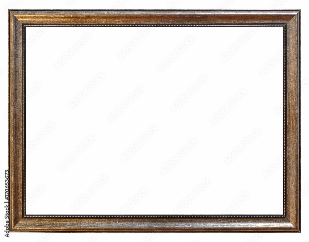 Golden frame for paintings, mirrors or photos